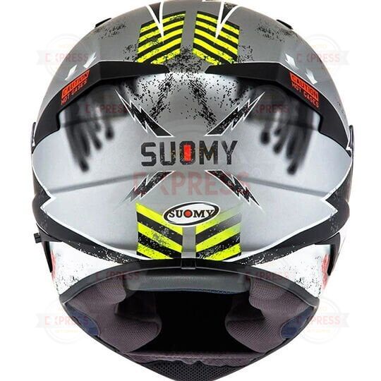 Suomy Speedstar Kask Propeller Matt Sılver-Black M