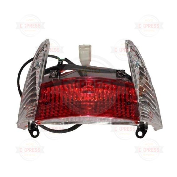 Honda Beat 100 2003-2010 Komple Arka Stop Lambası Şeffaf Sinyalli A