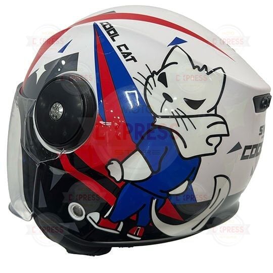 Sway Sw 814 Cool Cat White – Çocuk Kaskı