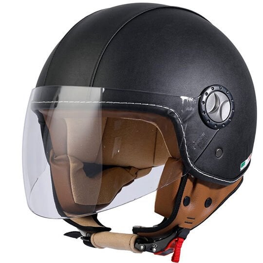 SWAY 701 BLACK DERİ KASK