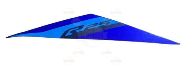 Yamaha YZF R25 2024 Mat Mavi Sol Sinyal Grenajı Etiketi Sticker