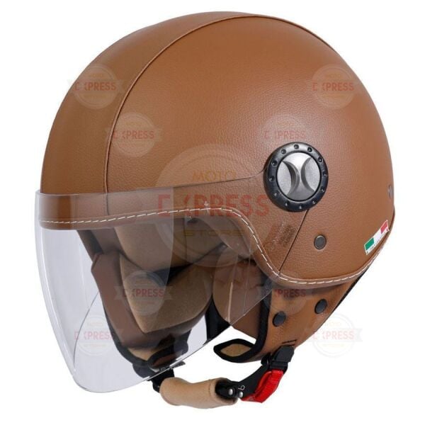 Sway 701 Brown Deri Kask XL