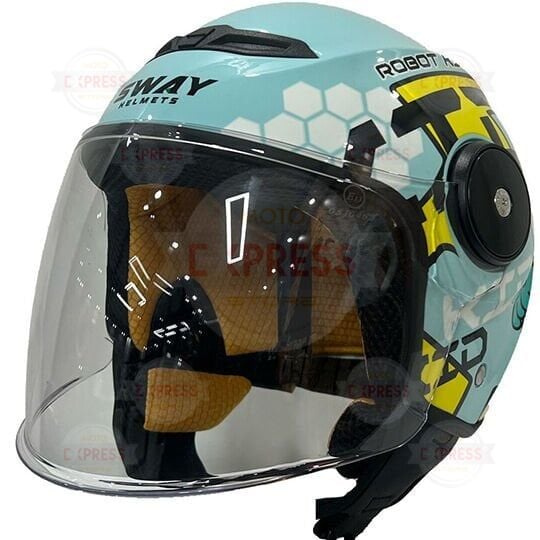 Sway Sw 814 Robot Kıd Light Blue – Çocuk Kaskı