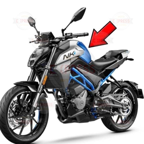 CFMoto 250NK 2023-2025 Sol Depo Yanı Arka Grenajı Paneli Mat Mavi A