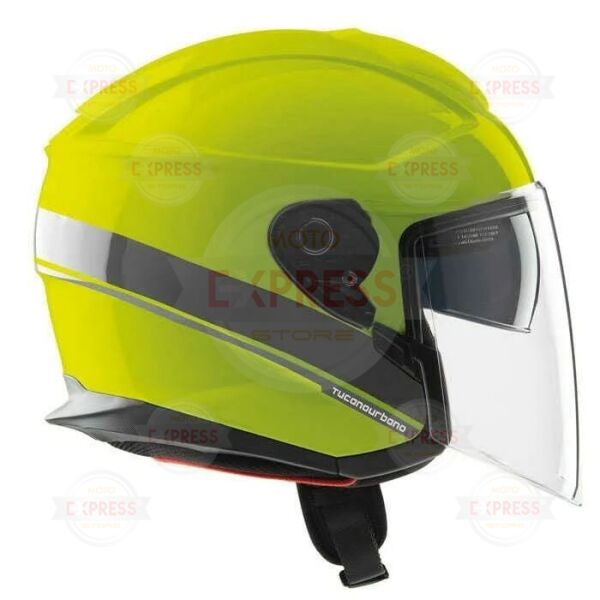 Tucano Urbano El Max Yarım Kask Neon Sarı Grafik M