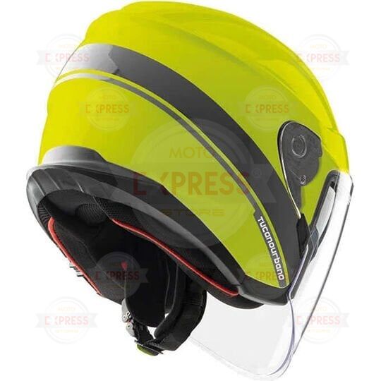 Tucano Urbano El Max Yarım Kask Neon Sarı Grafik M