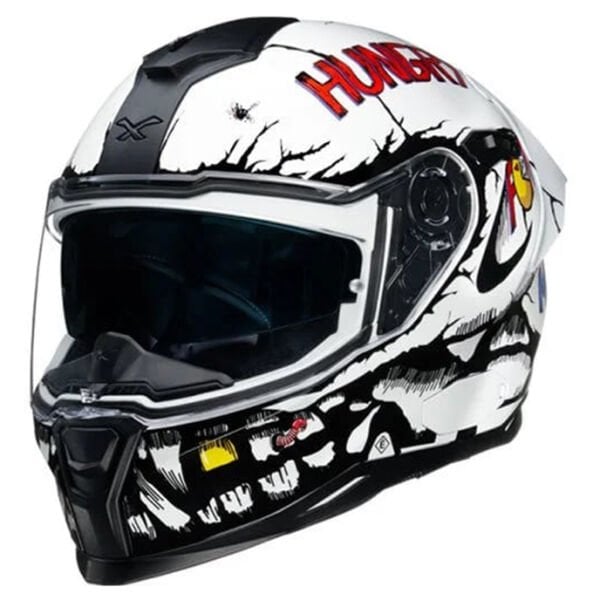 NEXX SX.100R HUNGRY MILES BEYAZ KASK