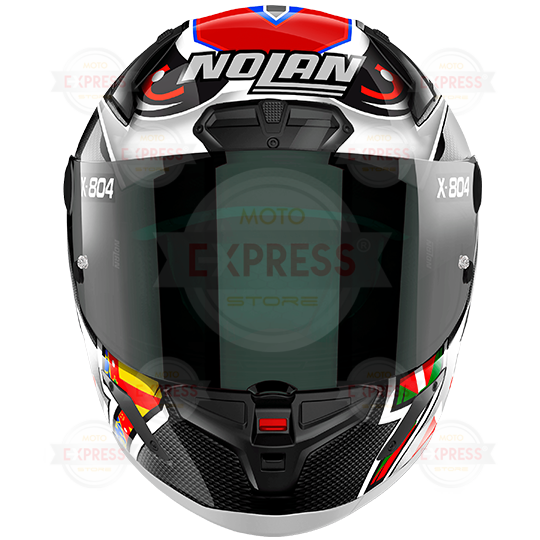 X-804 Rs Nolan Lecuona 028 Kapalı Karbon Motosiklet Kaskı