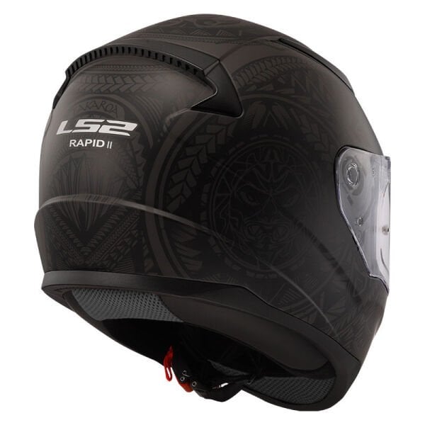 LS2 Rapıd 2 Takaroa Mat Siyah Kask