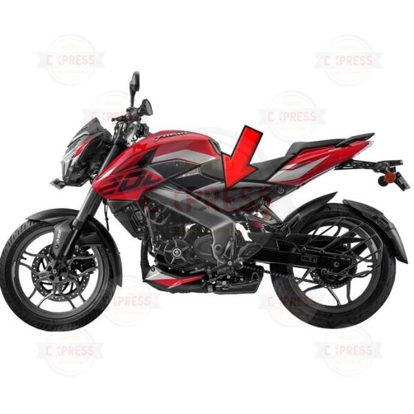 Bajaj Pulsar Ns200 UG 2021-2025 Sol Sele Altı Yan Kapak Grenajı Paneli Siyah A