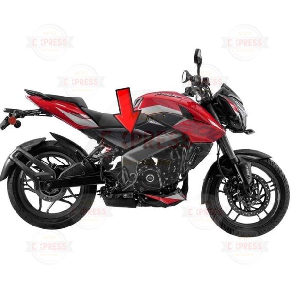 Bajaj Pulsar Ns200 UG 2021-2025 Sağ Sele Altı Yan Kapak Grenajı Paneli Siyah A
