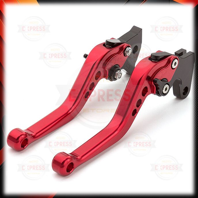 Yamaha MT07 2014-2024 Sağ Sol Spor Fren ve Debriyaj Maneti Kolu Kırmızı