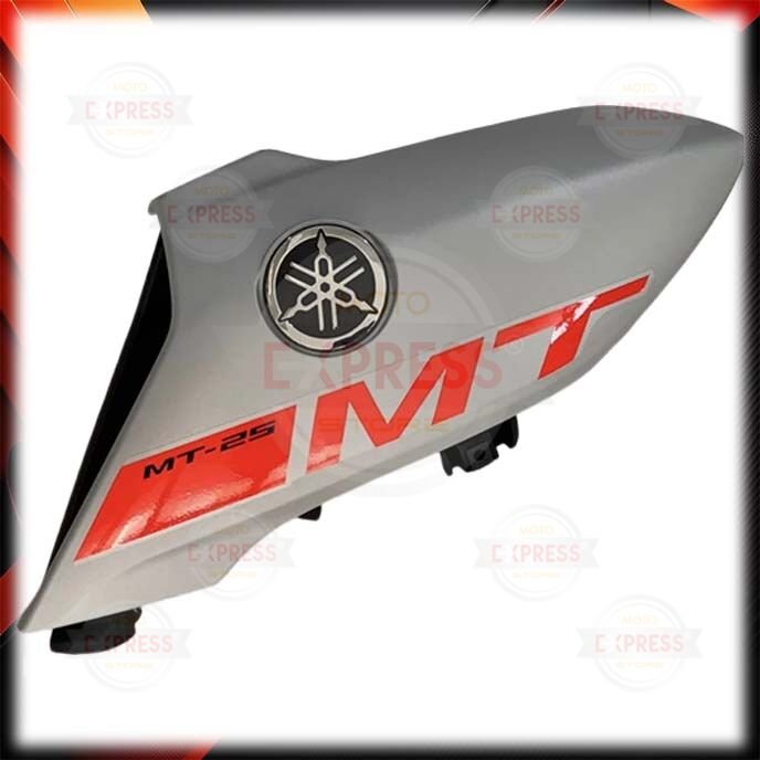 Yamaha MT25 2020 Ice Fluo Sol Depo Yanı Ön Grenajı Ramair Mat Gri-Kırmızı A