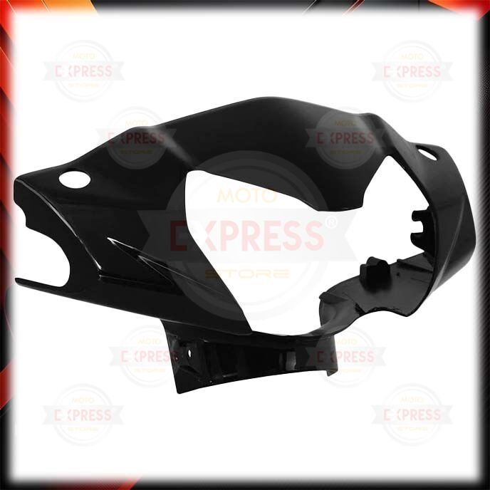 Tvs Wego110 Ön Far Çerçevesi Muhafazası Kafa Grenajı Parlak Siyah