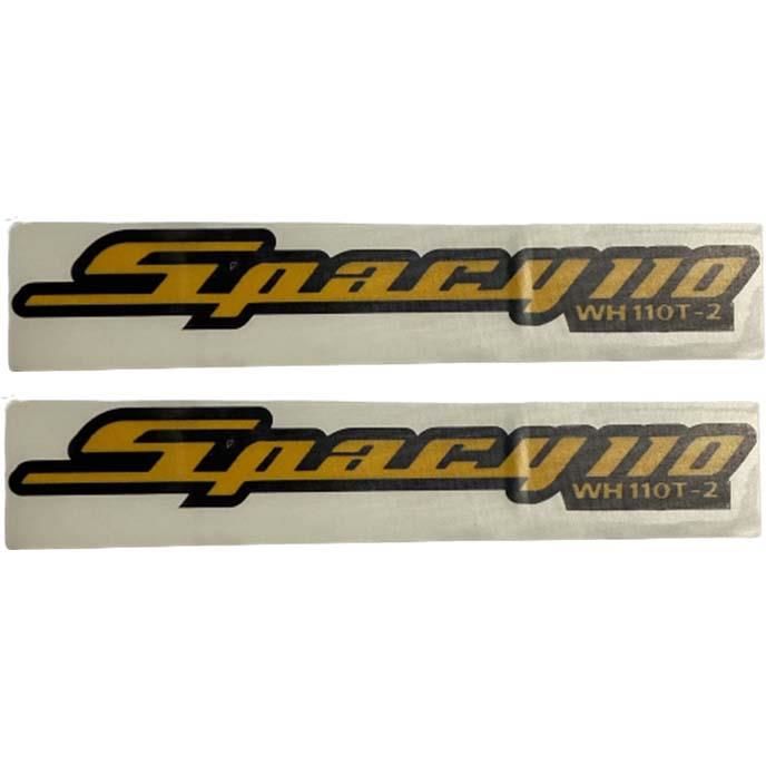 Honda Spacy110 2'li Sele Altı Yan Kapak Yazısı Sticker Arması Cs
