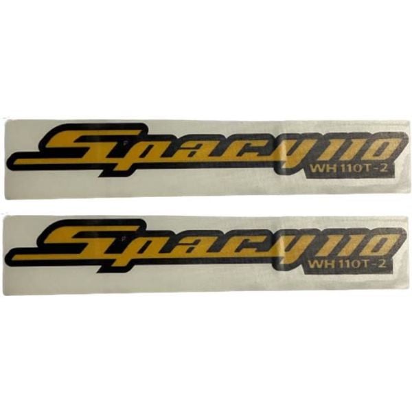 Honda Spacy110 2'li Sele Altı Yan Kapak Yazısı Sticker Arması Cs
