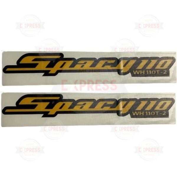 Honda Spacy110 2'li Sele Altı Yan Kapak Yazısı Sticker Arması Ys