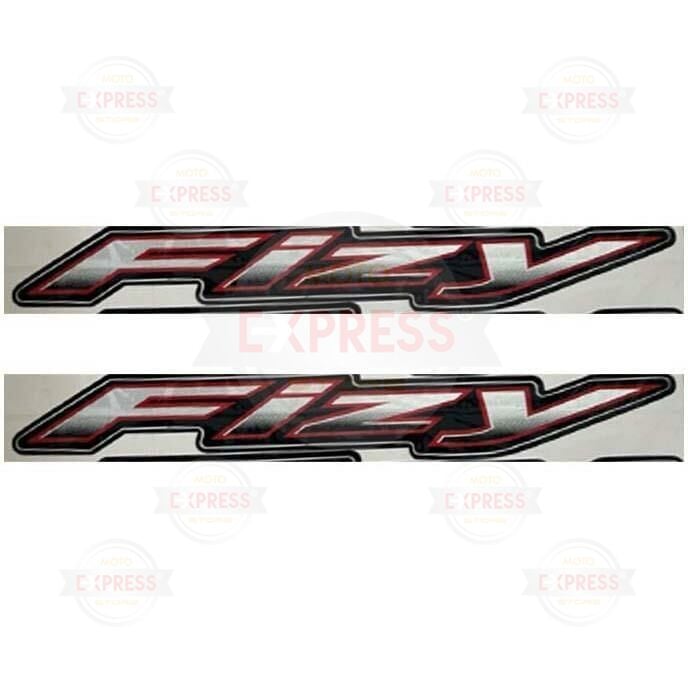 Honda Fizy125 2'li Sele Altı Grenajı Yan Kapak Stickeri Etiketi Arması Cs