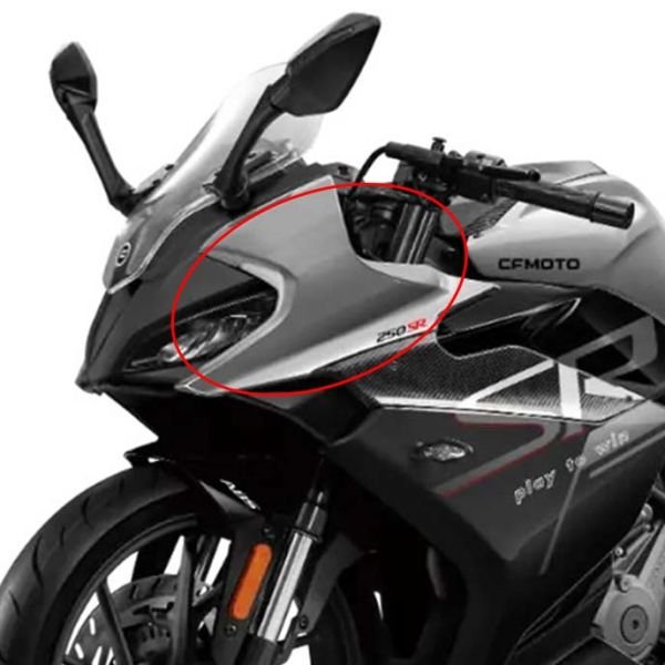 CFMoto 250SR 2023-2025 Sol Ön Far Yanı Grenajı Paneli Gümüş Gri A
