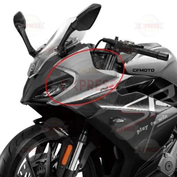 CFMoto 250SR 2023-2025 Sol Ön Far Yanı Grenajı Paneli Gümüş Gri A
