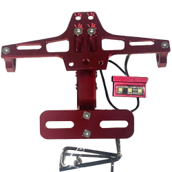 Moto Express PLAKA DEMİRİ KATLANIR KIRMIZI