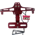 Moto Express PLAKA DEMİRİ KATLANIR KIRMIZI