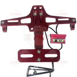 Moto Express PLAKA DEMİRİ KATLANIR KIRMIZI