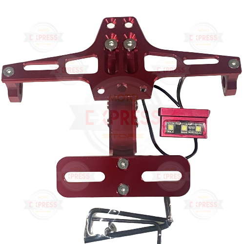Moto Express PLAKA DEMİRİ KATLANIR KIRMIZI