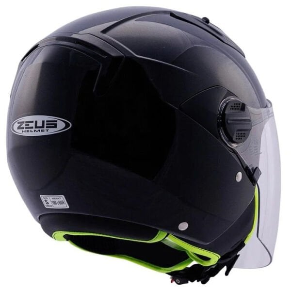ZEUS ZS-213 PARLAK SİYAH AÇIK KASK