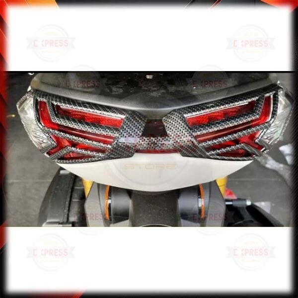 Yamaha Nmax125-155 2021-2024 Arka Stop Muhafazası Kaplaması Karbon Aksesuar