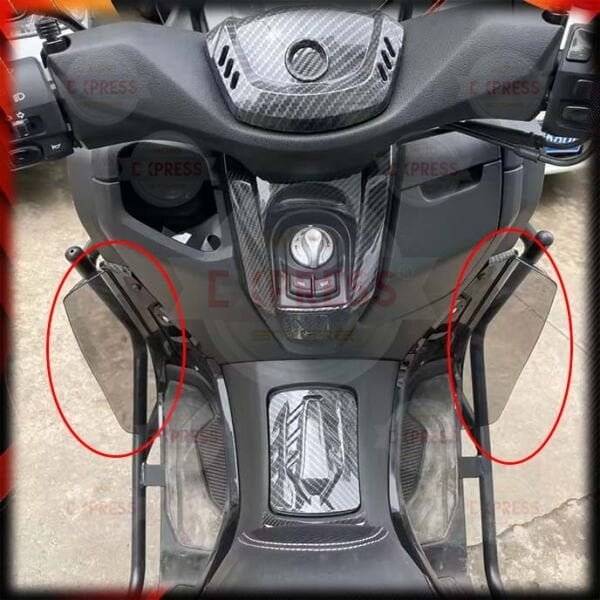 Yamaha Nmax125-155 2021-2024 Yan Rüzgarlık Dizlik Füme Koruması