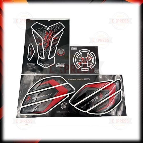 Suzuki GSX-R 1300 Hayabusa Gen3 21-26 Uyumlu Tankpad Depo Yan Ped Seti