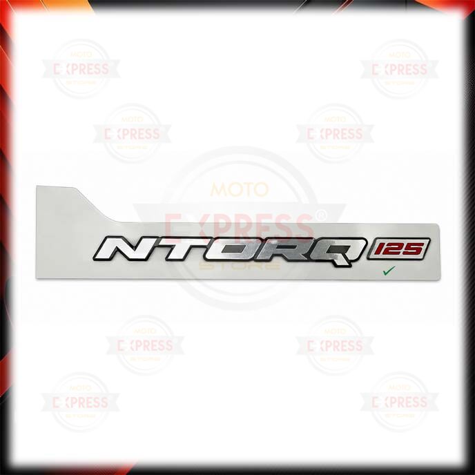 Tvs Ntorq125 Sol 3D Yan Kapak Amblemi Yazısı Gri
