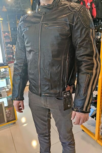 Andes Hakiki Dana Derisi 4 Mevsim Yazlık Kışlık Motosiklet Montu