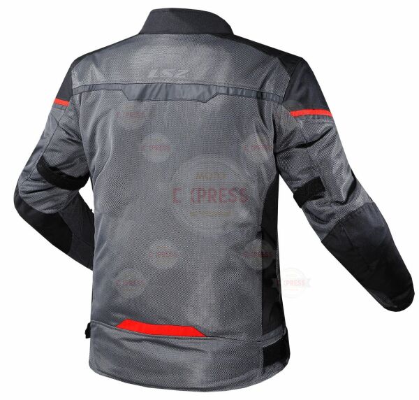 Ls2 Rıva Mont Siyah-Gri-Kırmızı