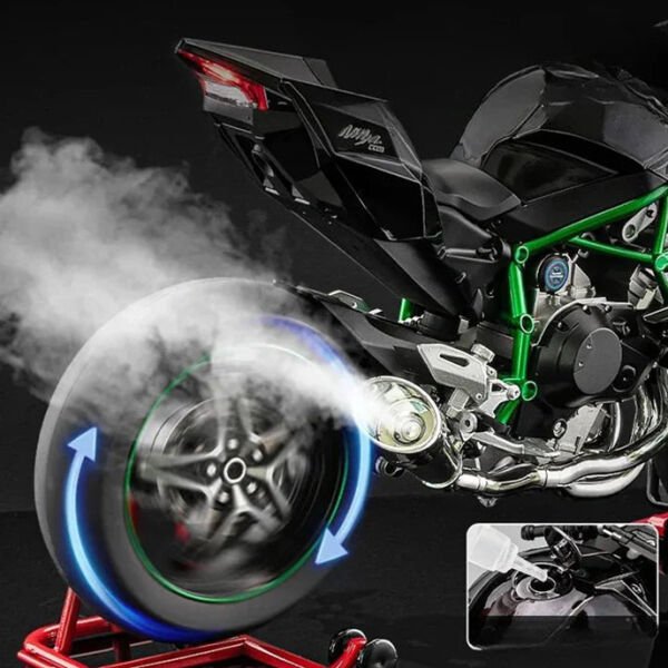 Kawasaki H2R 1:6 Ölçek Maket Çalışan Model Motosiklet