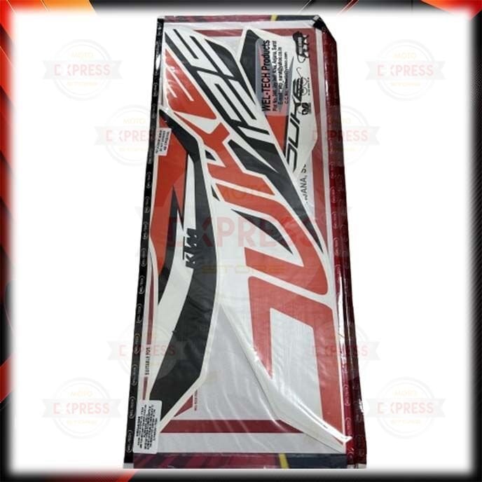 Ktm Duke 125 Beyaz Sticker Etiket Seti