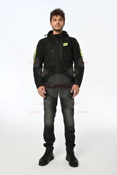 Ls2 Metropolıs Evo Mont Siyah-Neon Sarı