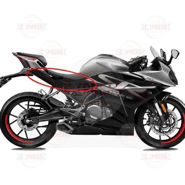 CFMoto 250SR 2020-2025 Sağ Uzun Sele Altı Grenajı Paneli Parlak Siyah A
