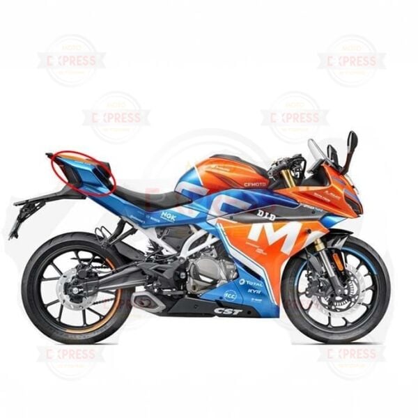 CFMoto 250SR 2023-2025 Sağ Arka Sele Altı Küçük Kuyruk Grenajı Mavi A