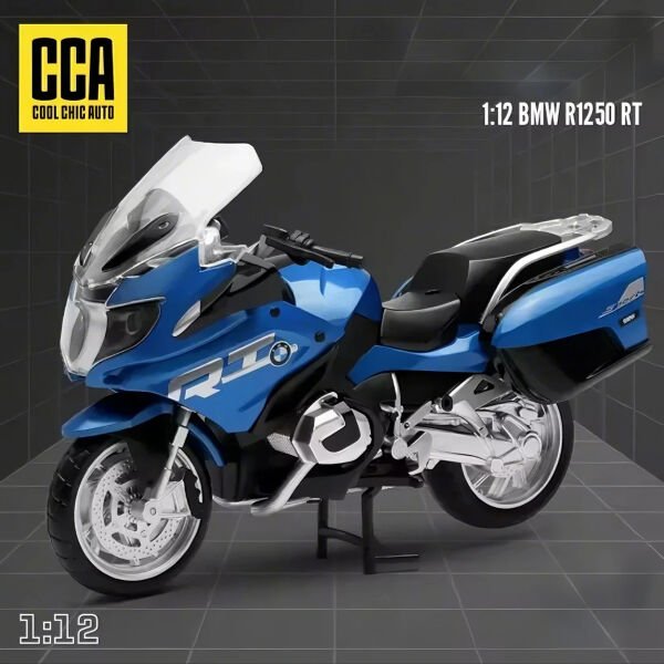 Bmw R1250 RT 1:12 Ölçek Maket Model Motosiklet Mavi