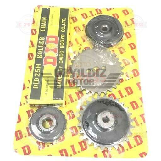 Moto Express DİŞLİ 4LÜ+ZİNCİR CD100