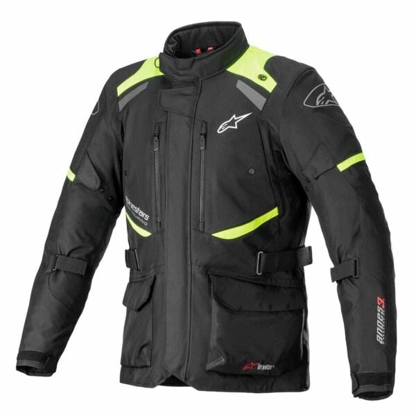 Alpinestars Andes V3 DryStar Korumalı Motosiklet Montu Siyah / Sarı