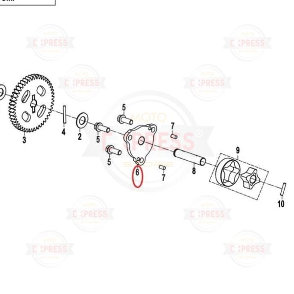 CFMoto 250NK 250SR 250CLX 2018-2025 Yağ Pompası Ara Parçası A