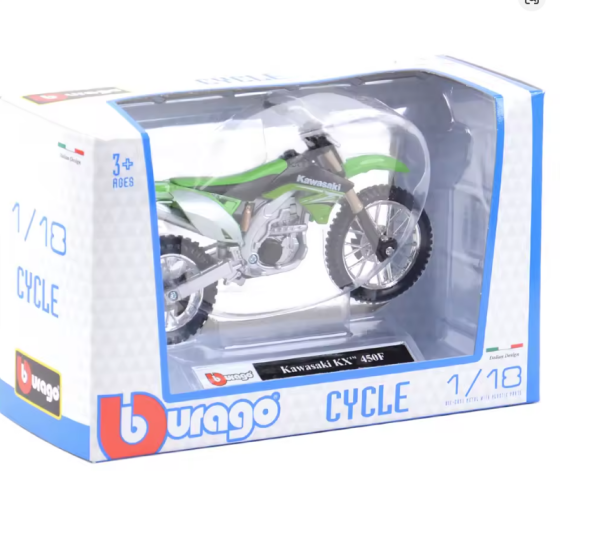 Kawasakı Cross Maket Model Motosiklet  Küçük Boy