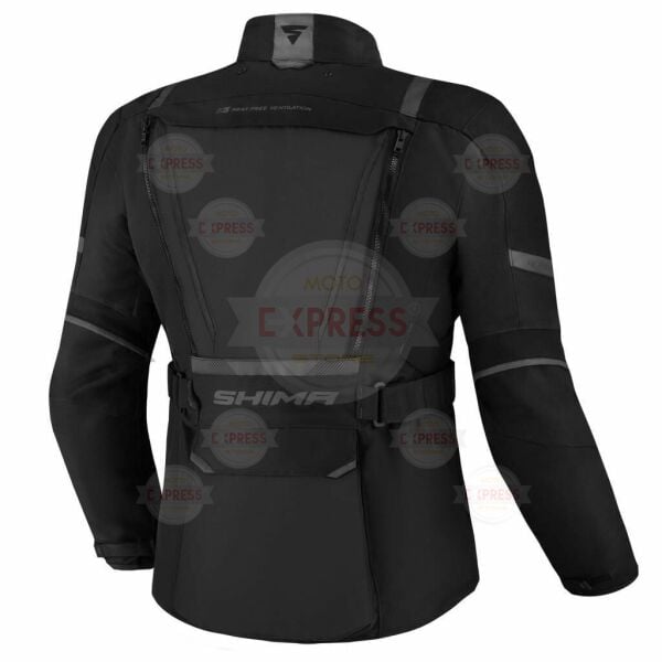 Shima Hero 2.0 Korumalı Motosiklet Montu Siyah