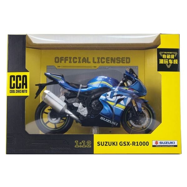 Suzukı GSX-R1000 1:12 Ölçek Maket Model Motosiklet