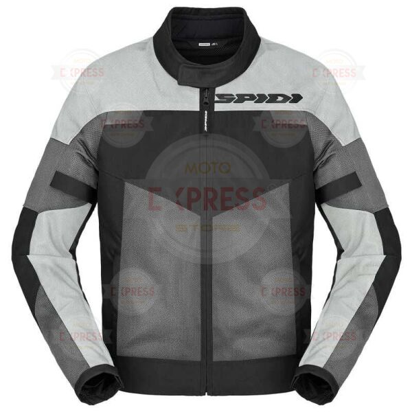 Spıdı Tour Net Tex Ceket Siyah Beyaz XL