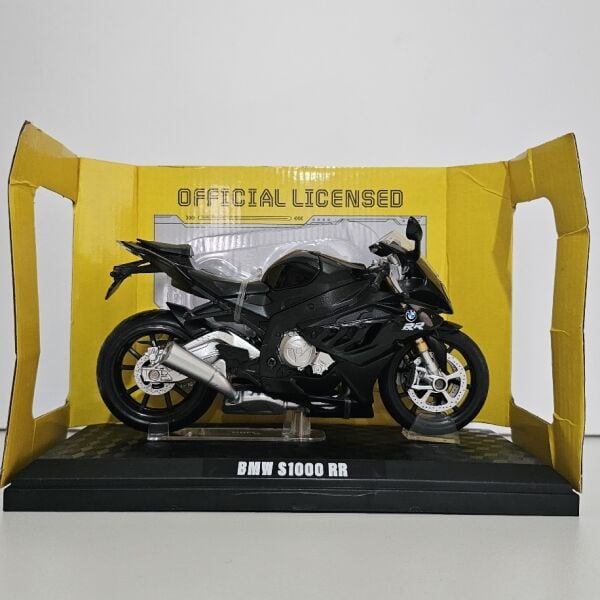 Bmw S1000RR 1:12 Ölçek Maket Model Motosiklet Siyah