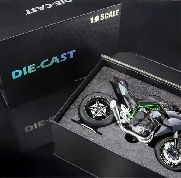 Kawasaki H2R 1:9  Dıe-Cast Maket Model Motosiklet